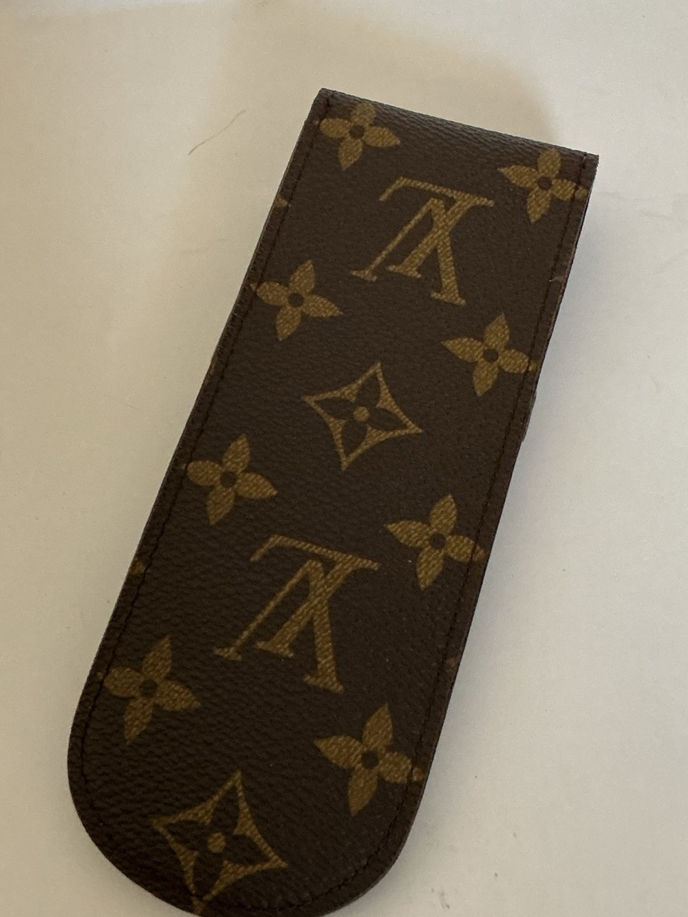 Louis Vuitton Pen Case Stylos Monogram Canvas Etui Brown LV - Picture 6 of 12